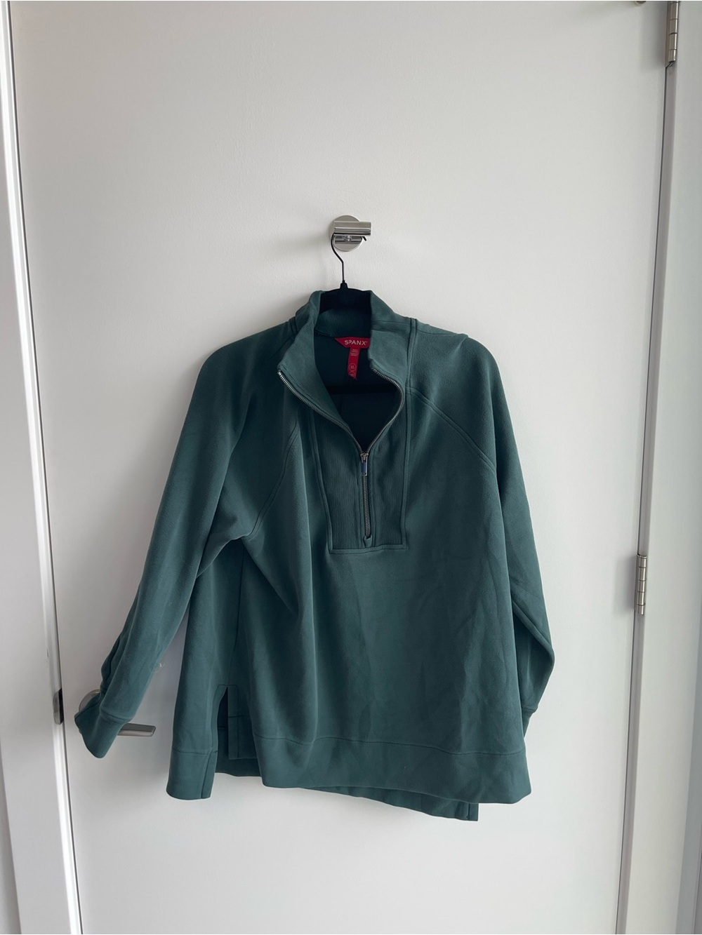Spanx Airessentials Meridian Brushed Half Zip Long Sleeve Tunic
